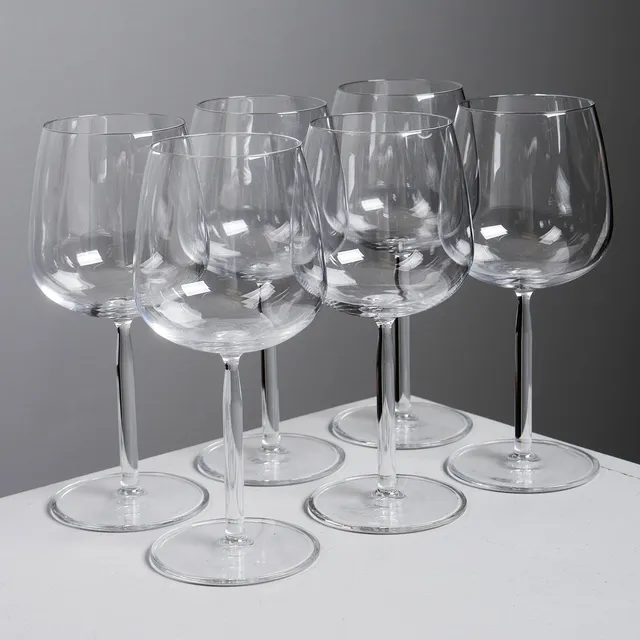 ALFREDO HÄBERLI. Vinglas, 6 st, "Senta", Iittala, Finland.