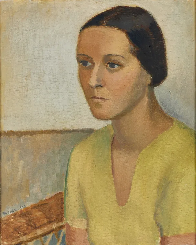 SVEN OLOF ROSÉN (1908-1982). Kvinnoporträtt, signerad och daterat 'Rosén 53’, olja på duk.
