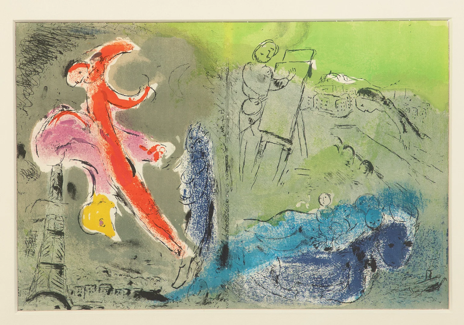 MARC CHAGALL (1887-1985). Vision de Paris. — Engravings & Prints — Stockholms Auktionsverk Hamburg