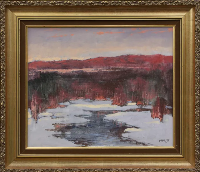 FOLKE PARS. OLJA, på duk, signerad, 1978..