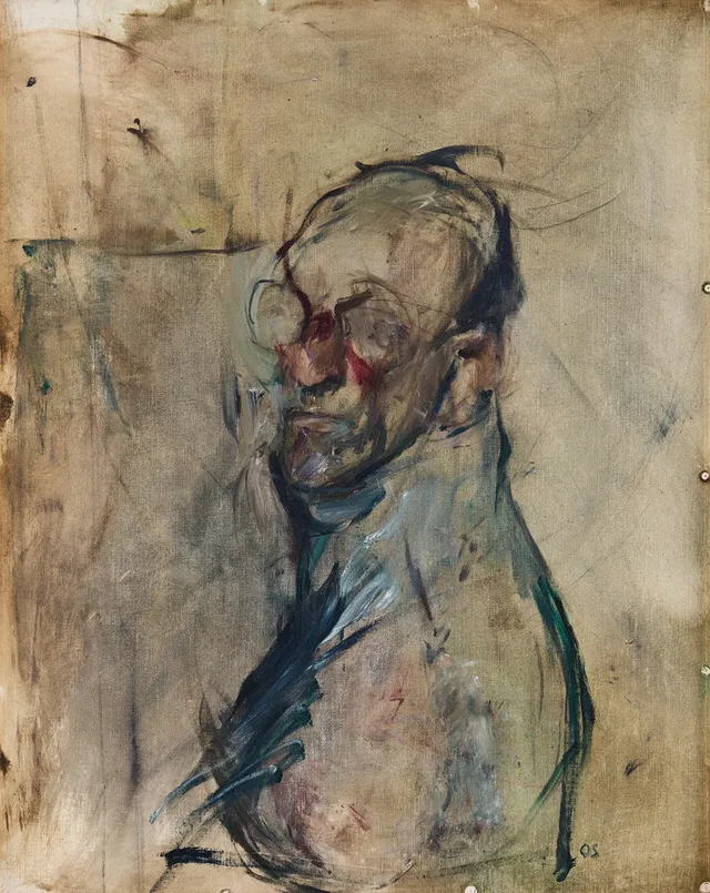 OLLE SKAGERFORS. Self-portrait.