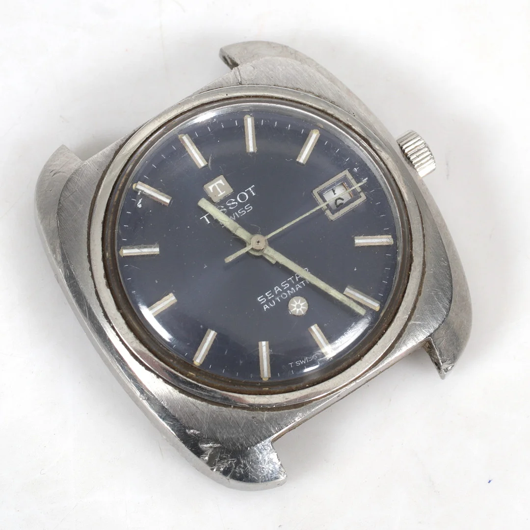 ARMBANDSUR, stål, plexiglas, datum, Tissot Seastar Automatic 1900-talets sista kvartal. — Wristwatches — Stadsauktion Sundsvall