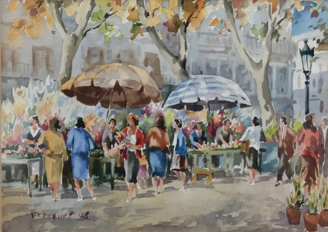 GUILLEM FRESQUET BARDINA. Flower market.