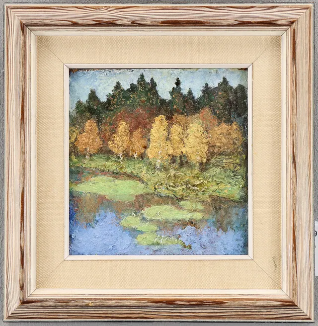 ANTS MURAKIN (ESTLAND 1892-1975). Höstlandskap.