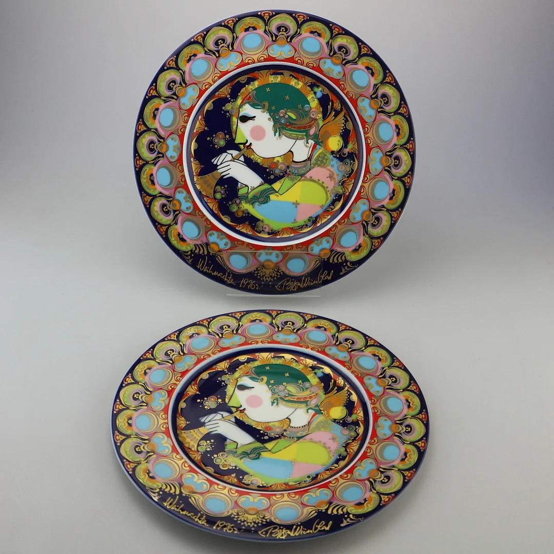 BJÖRN WIINBLAD. ROSENTHAL WEIHNACHTSTELLER 1976. — European — Kunst- und Auktionshaus Kleinhenz