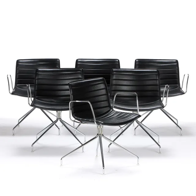 Lievore Altherr Molina. Six chairs, model Catifa (6)