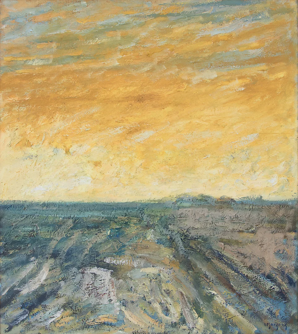 IVAR MORSING. OLJA på duk, "MORGONLJUS ÖLAND" signerad, tidigt 1980-tal. — Paintings — Kalmar Auktionsverk