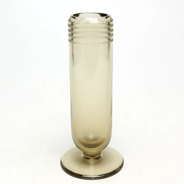 ELIS BERGH. VAS, glas, Kosta, signerad, 1930/40-tal.