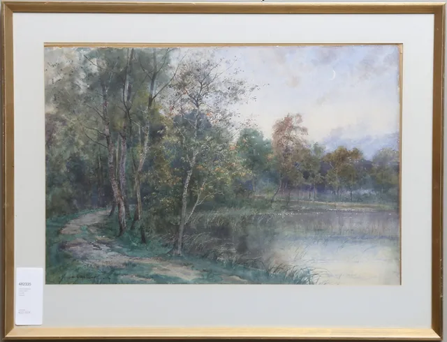 ANNA GARDELL ERICSON. Akvarell, signerad.