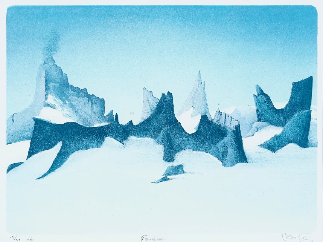 Sand, Vebjørn — "Fenriskjeften" — Kunst/Grafikk — Blomqvist