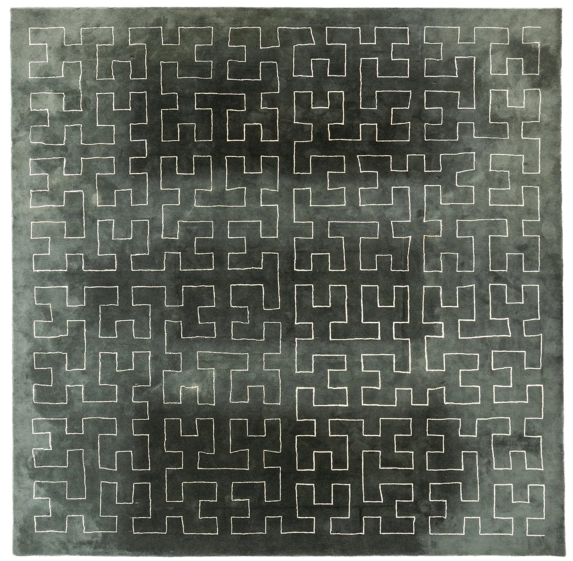 Tom Dixon, matta, "Maze", handtuftad, ca 478 x 478 cm, "MAZE By ASPLUND". — Bukowskis