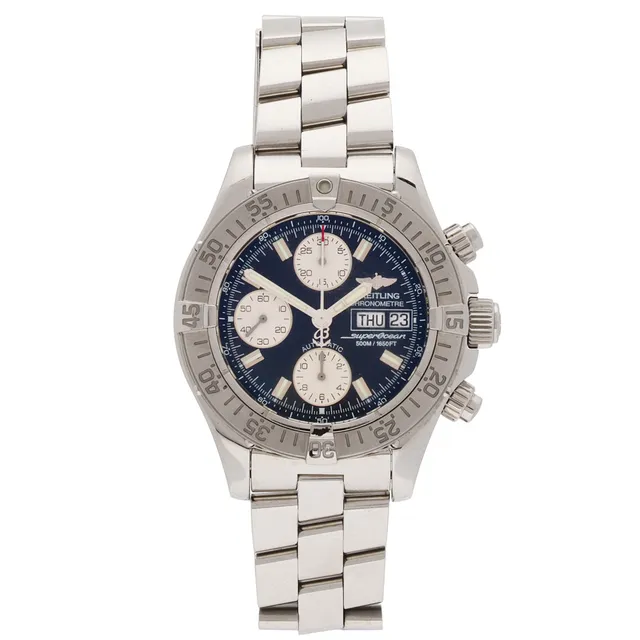 BREITLING. 'Super Ocean'. Chronometer herrearmbåndsur af stål fra 2011, ref. A13340.