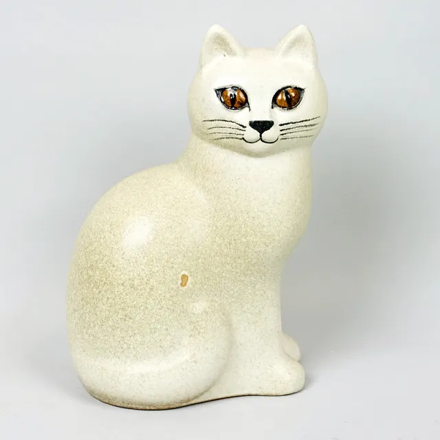 LISA LARSON. KATT, GUSTAVSBERGS STUDIO, signerad.