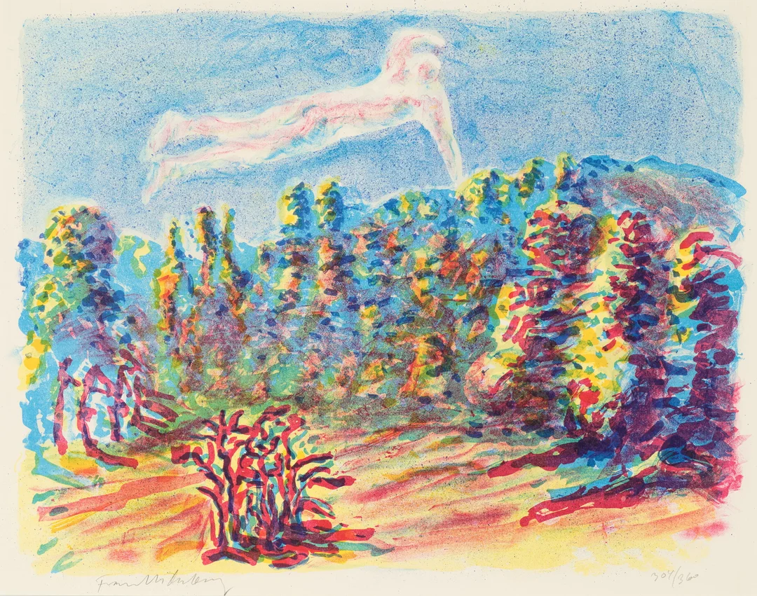 Widerberg, Frans — "Svever" 1970 — Kunst/Grafikk — Blomqvist
