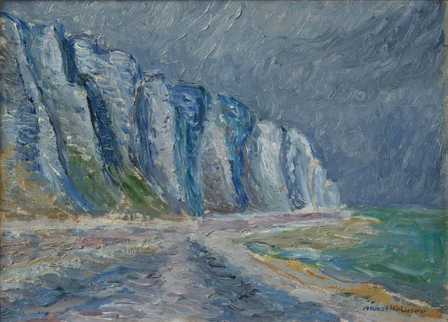 Albert Krüger, Kritklippor "Le Treporte".