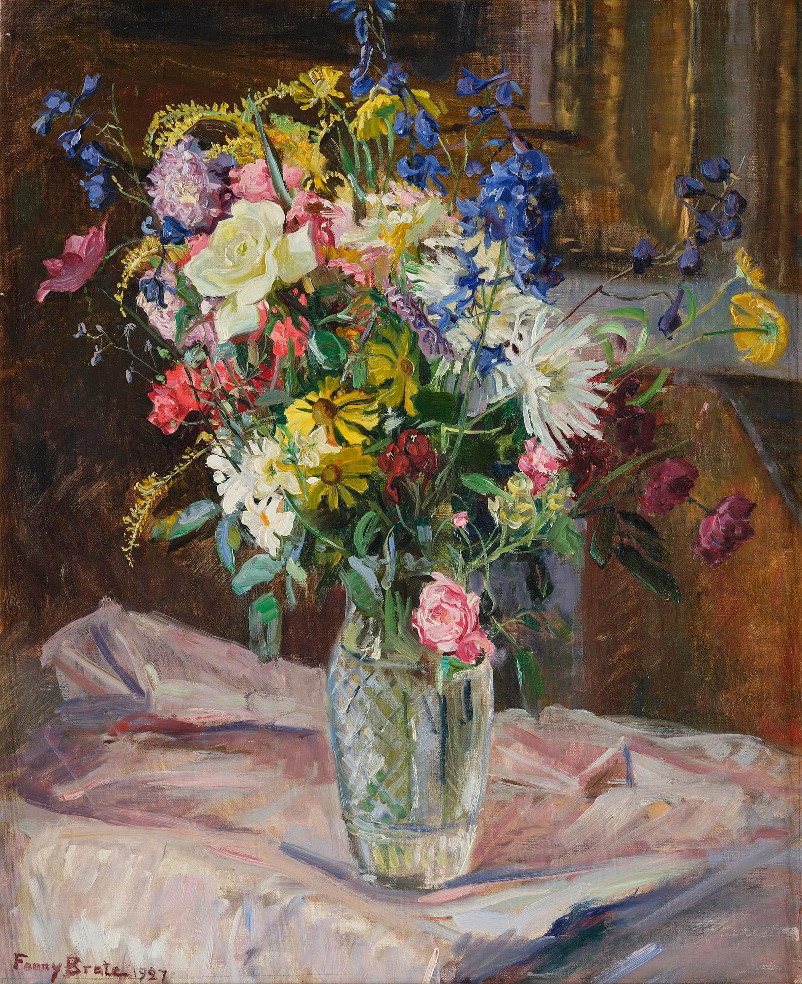 Fanny Brate, Blomsterstilleben. — Bukowskis