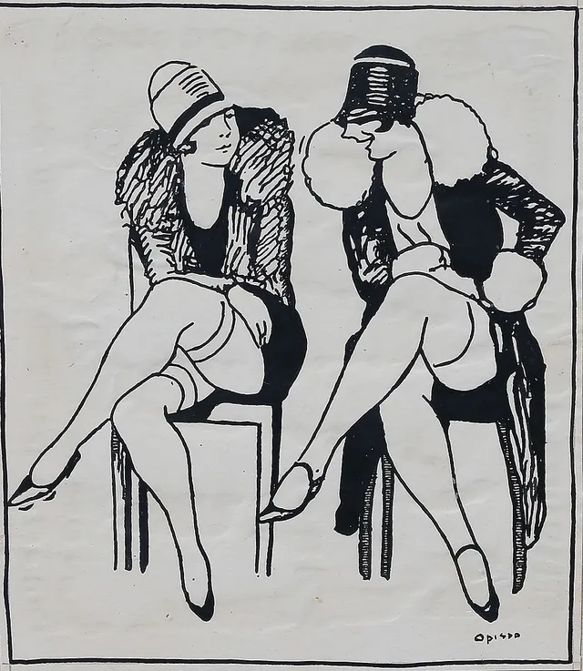 RICARD OPISSO. Two girls.