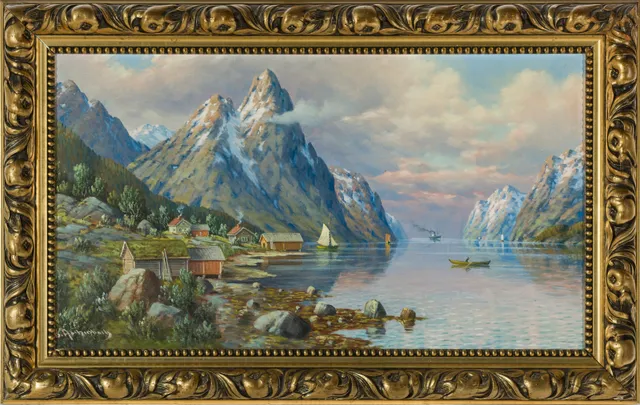 Aschenbach, Ernst — Norsk fjordlandskap