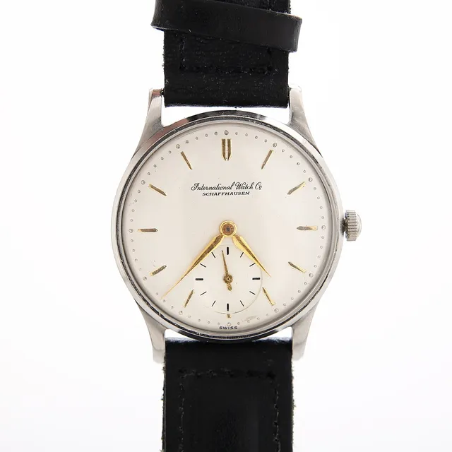ARMBANDSUR, International Watch Co, Schaffhausen, stål.