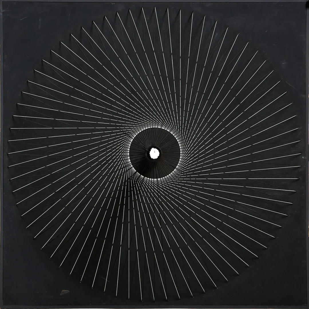 Yvaral, Jean-Pierre — "Interferénce 0 1009" 1966 — Kunst/Skulptur — Blomqvist