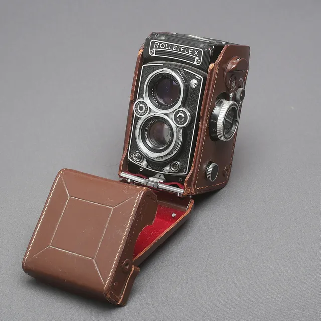 KAMERA, Rolleiflex, Synchro-Compur, Francke & Heidecke Braunschweig.