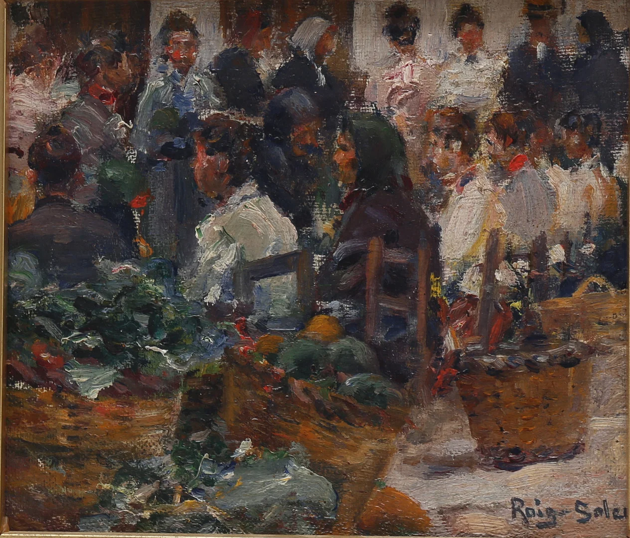 JOAN ROIG SOLER. Market. — Paintings — Balclis