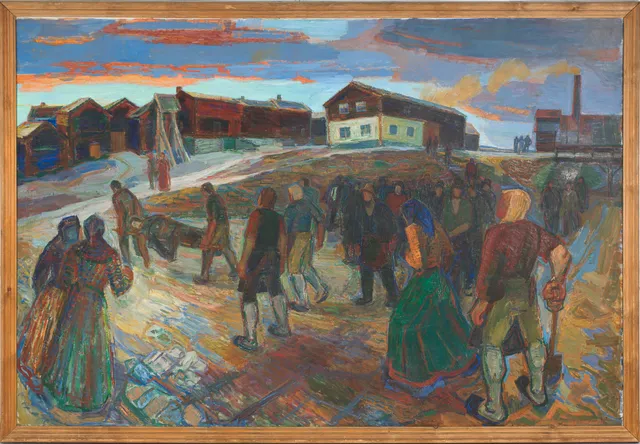 Gleditsch, Rolf Juell — "Ulykke ved smeltehytta" Røros 1936-39