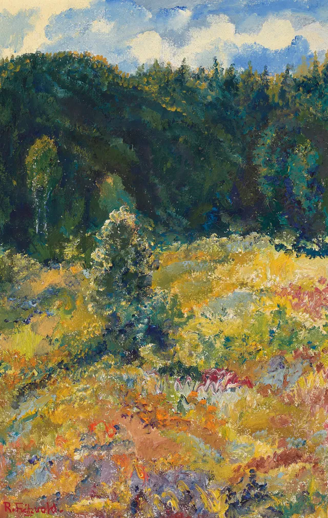 Fritzvold, Reidar — "Sommernatt. Husemyra" 1977