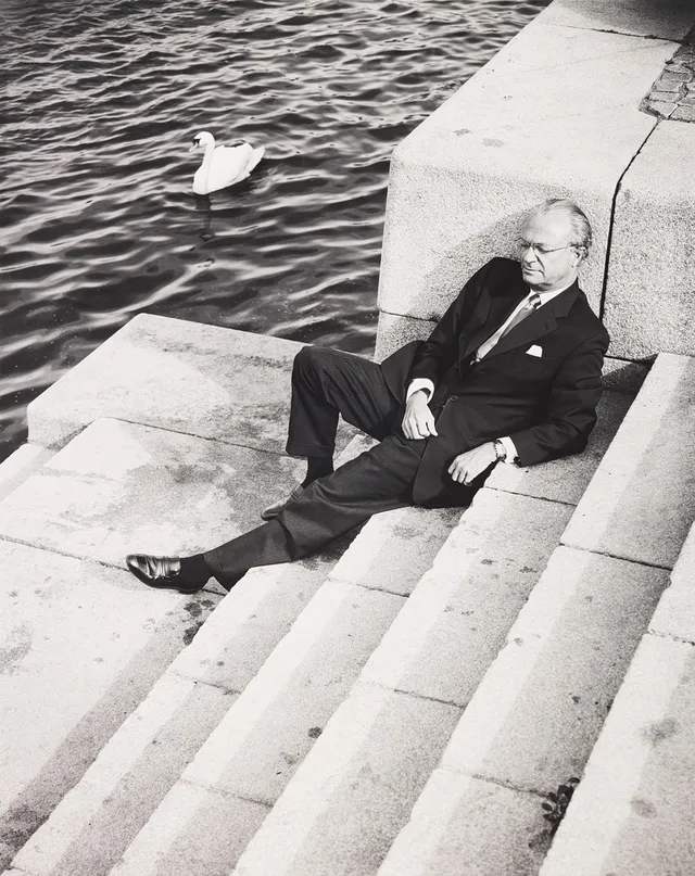 BRUNO EHRS. "Carl XVI Gustaf, Skeppsholmen".