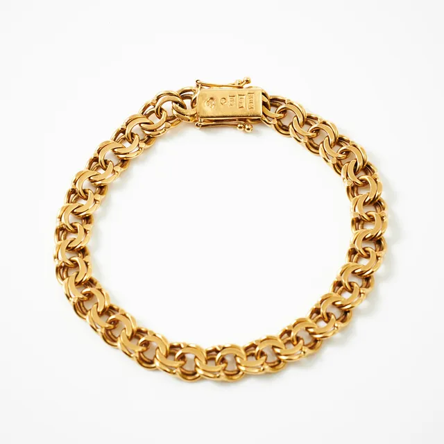 ARMBAND, 18 k guld, Bismarck, H Michelsson Eftr AB, Stockholm 1969.