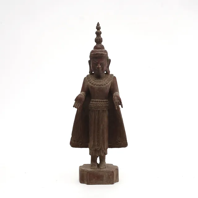 SKULPTUR, trä, orientalisk.