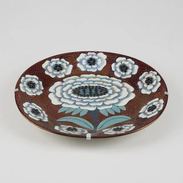 BIRGER KAIPIAINEN. FAT, "Fiori" Birger Kaipiainen, Arabia Art Made in Finland 1983. Numrerad 1199/2000.
