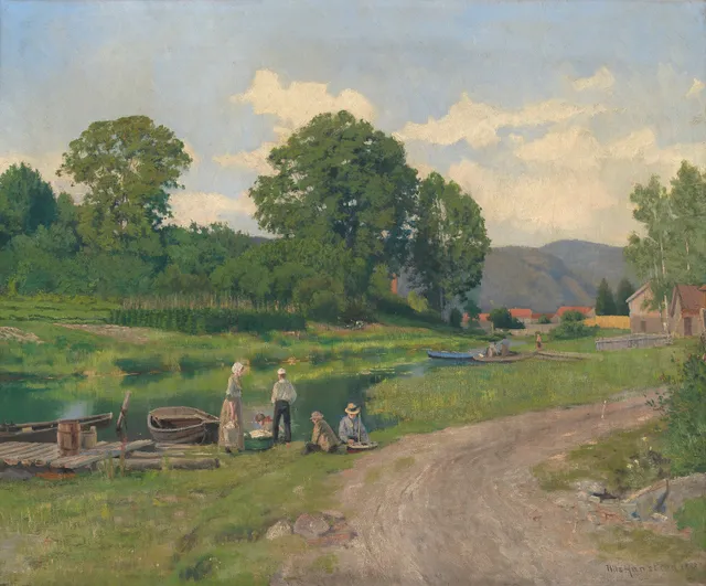 Hansteen, Nils — En sommerdag, 1888