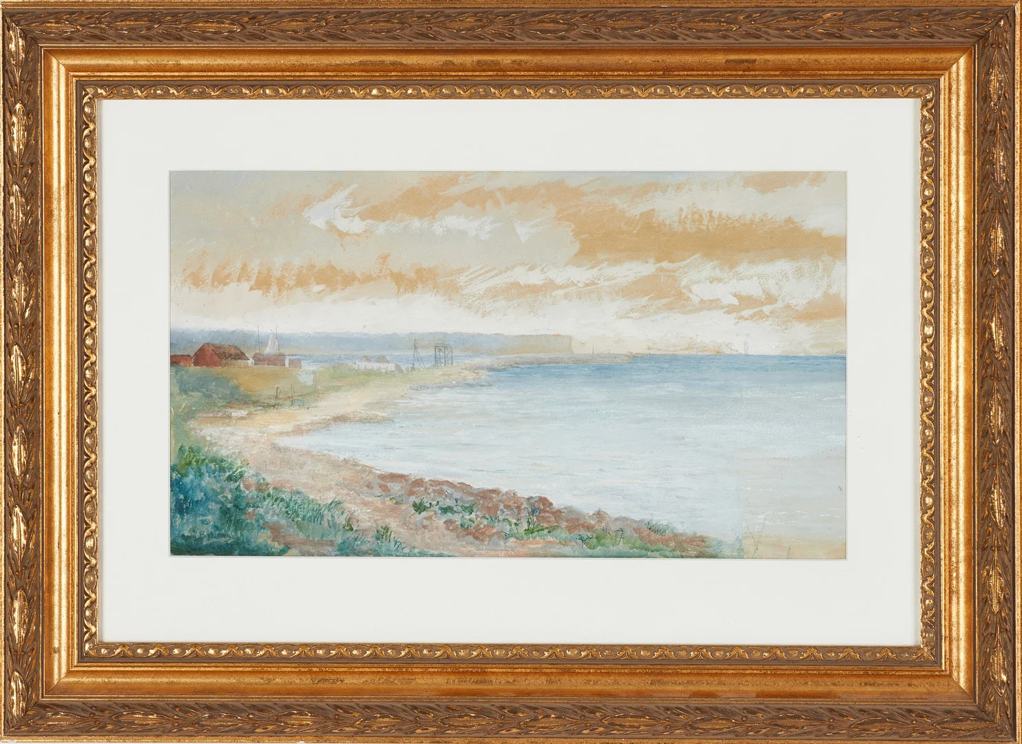 ANNA BILLING (1849–1927), Motiv från Visby (Gotland), signerad, akvarell. — Paintings — Crafoord Auktioner Stockholm