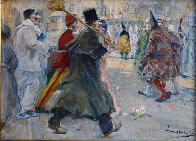 ARCADI MAS I FONDEVILA. Carnival scene.