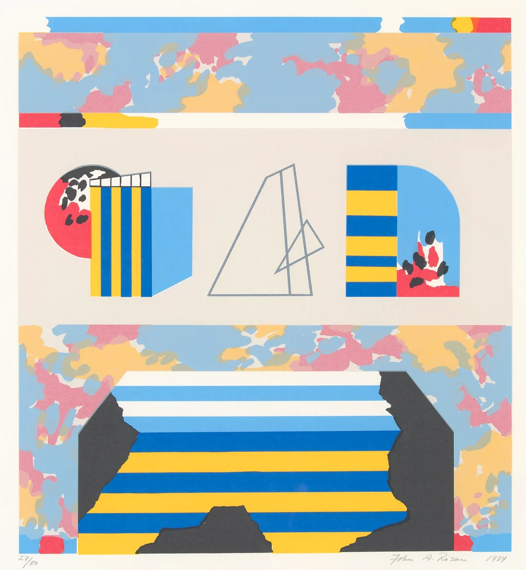 Risan, John Anton — Komposisjon — Kunst/Grafikk — Blomqvist
