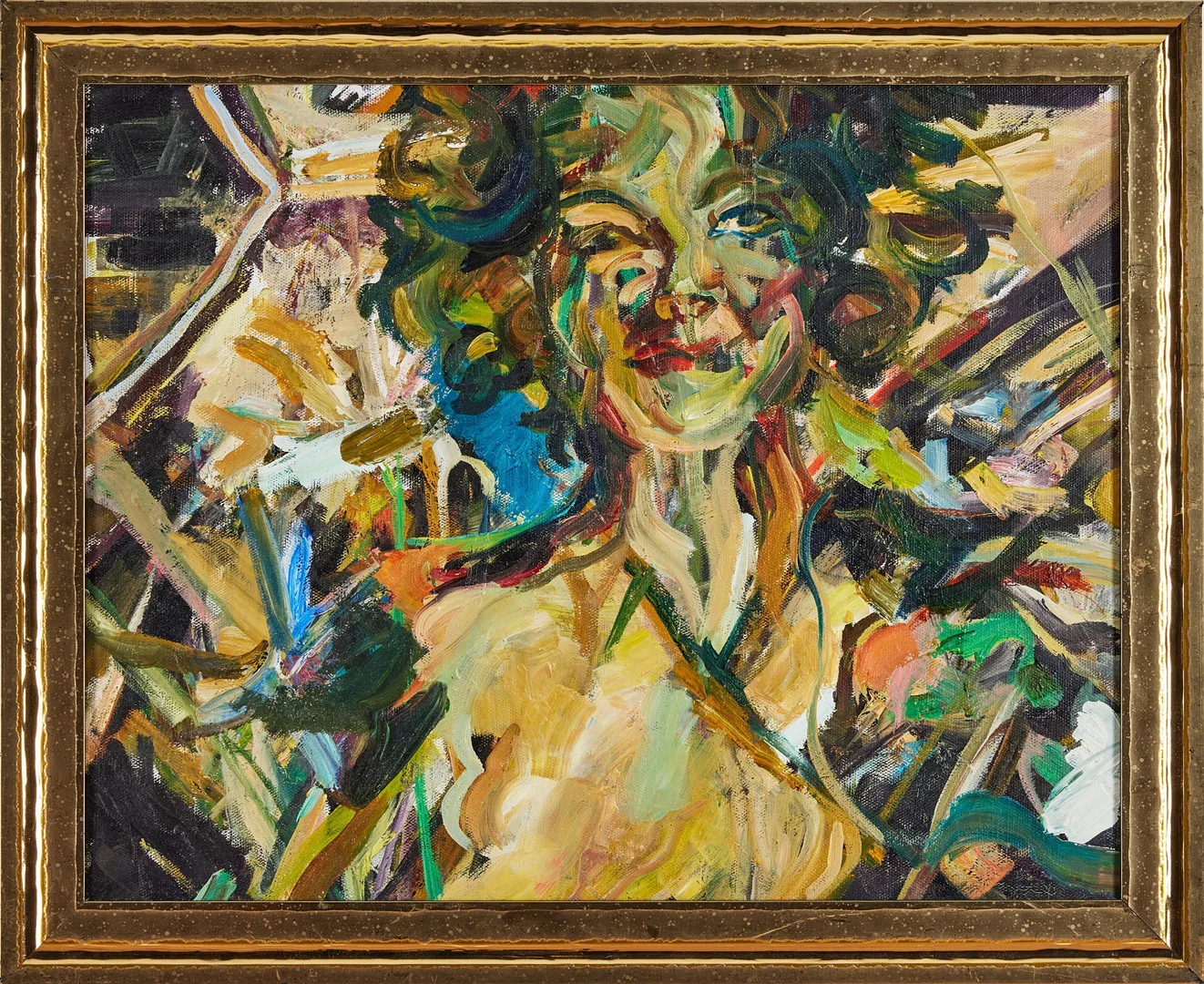 ELIN KÄLLMAN. Utan titel, olja på duk, 40 x 50 cm. — Paintings — Stockholms Auktionsverk Fine Art