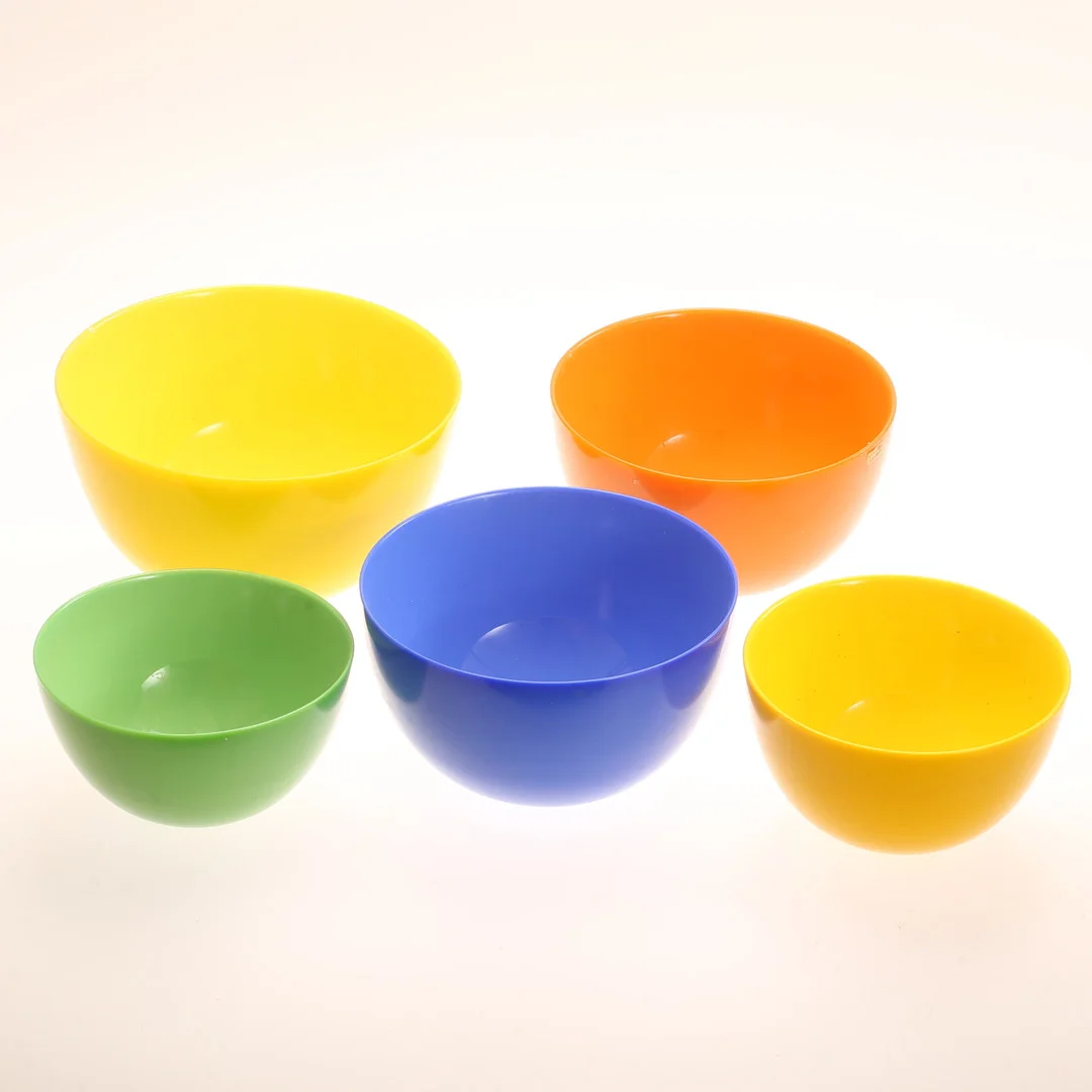 SVEN PALMQVIST. Skålar, 5 stycken, "Colora", Orrefors. — Utility glass — RA Auktionsverket Norrköping