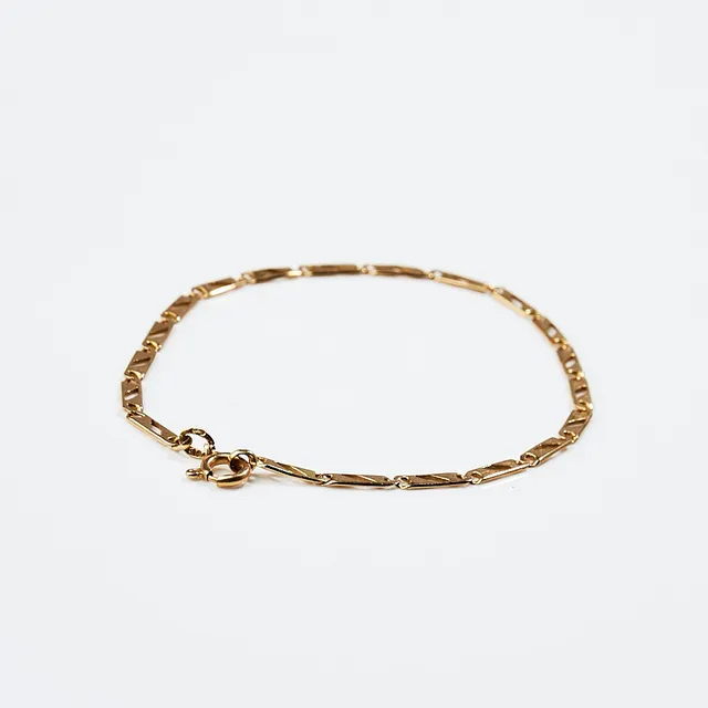 ARMBAND, 18 k guld, fantasilänk.