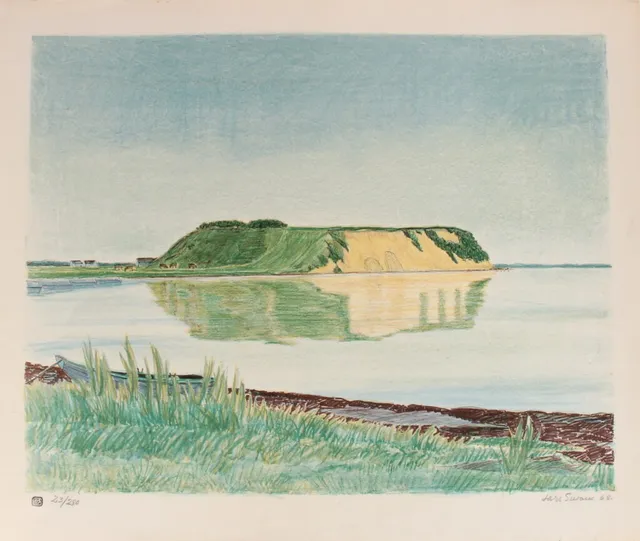 Lars Swane. Par Litografier i farver (2)