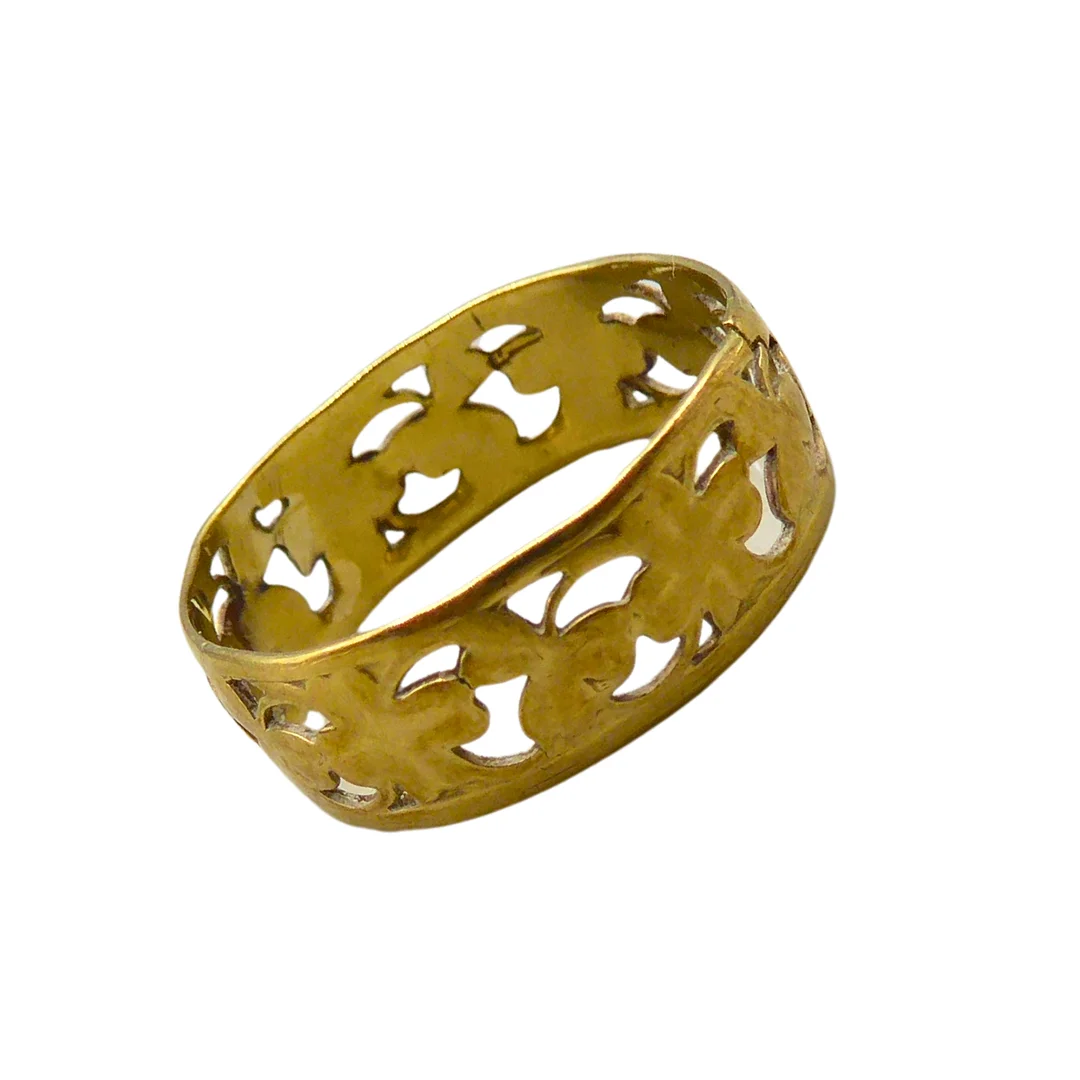 BANDRING AUS 333ER GOLD. — Rings — Auktionshaus Stuber's Hammerschlag