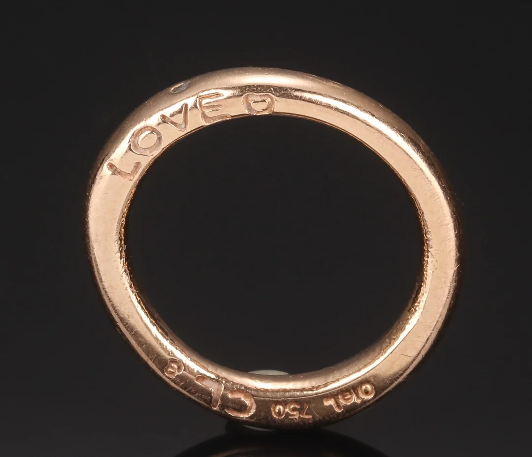 Ole Lynggaard. Love ring af 18 kt. guld med brillant — Jewellery/Rings — Lauritz