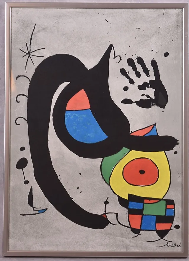 JOAN MIRÓ. 1893-1983 tryck efter.