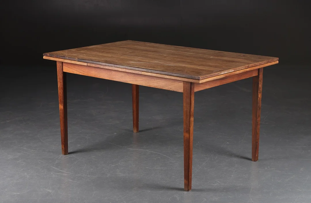 Spisebord af palisander med hollandsk udtræk, 1960'erne — Furniture/Dining tables, dining room furniture — Lauritz