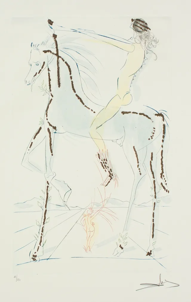 Dali, Salvador — "The Beloved is as Fair as a Company of Horses" 1971