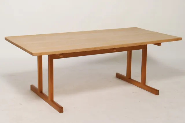 Børge Mogensen. Shaker table / dining table, model 6286, solid oakwood (3)