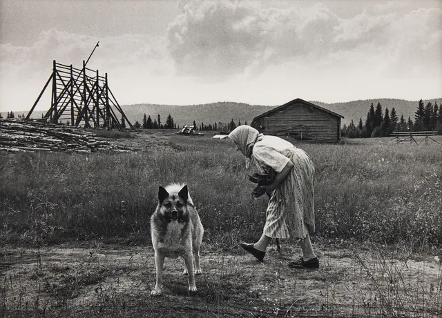SUNE JONSSON. "Änkefru Olga Gavelin, Aronsjö, Vilhelmina", 1961.
