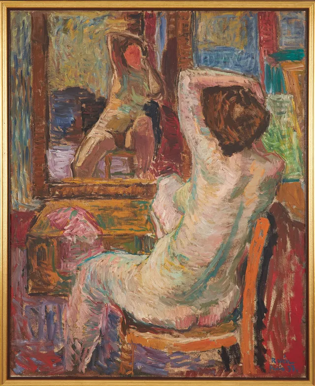 SVEN OLOF ROSÉN (SVERIGE, 1908-1982). Nakenstudie, olja på duk, signerad och daterad Paris 37.
