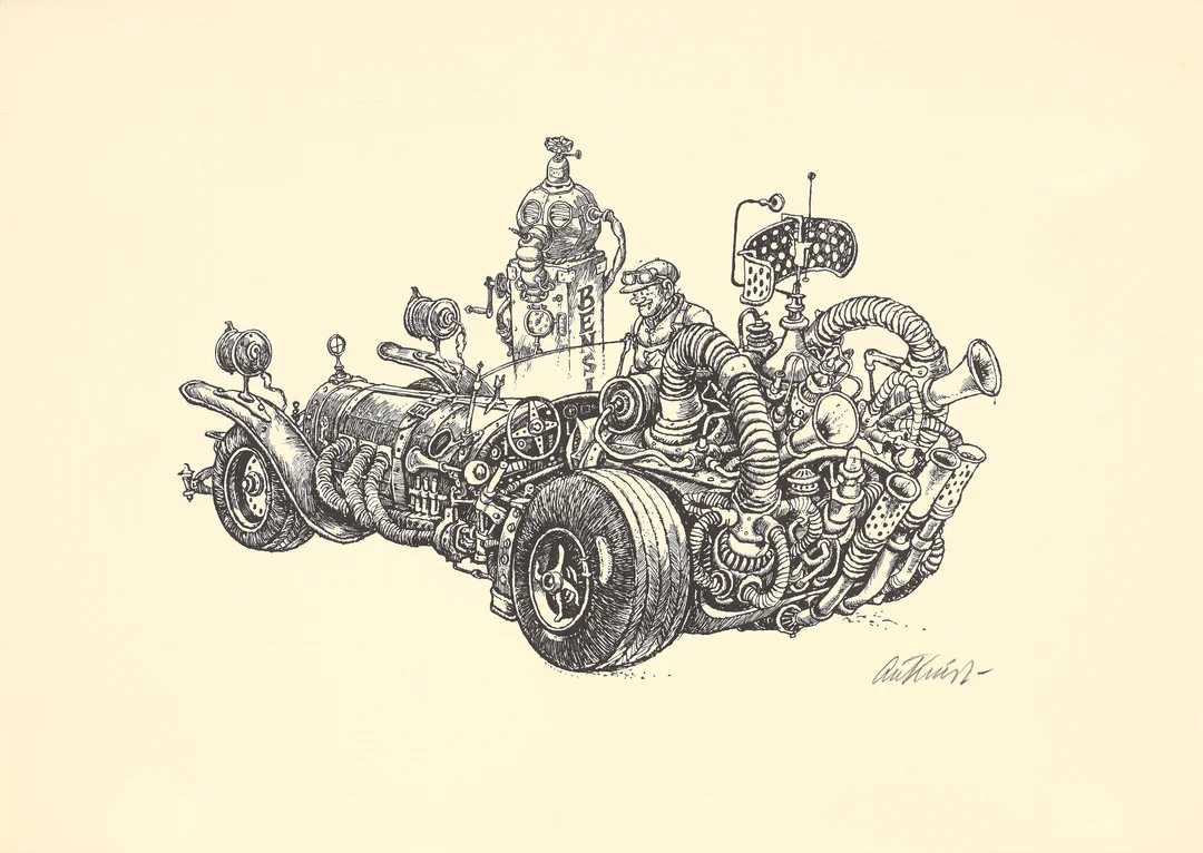 Aukrust, Kjell — "Il Tempo Gigante" — Kunst/Grafikk — Blomqvist