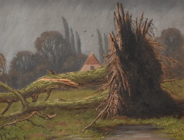 HERMAN FRIEDERICH FUNCH. (1841-1919). Olie på lærred. Danmark, anden halvdel af 1800-tallet.